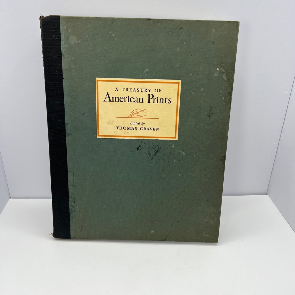 A Treasury of American Prints 1939 Etchings Lithographs Vintage American Artists